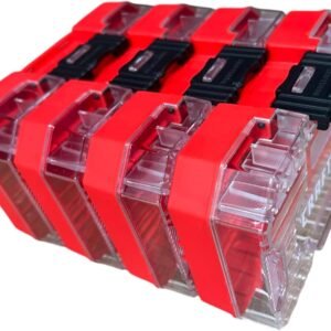 Craftsman Nano Small Versastack Compatible Stackable Plastic Storage Cases 4 Pack