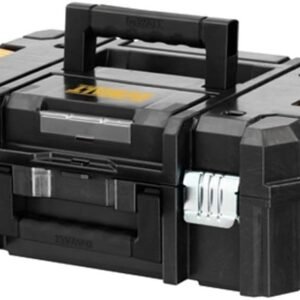 DEWALT TSTAK II Tool Box, 13 Inch, Flat Top, Holds Up To 66 lbs, Flexible Platforms for Stacking (DWST17807)