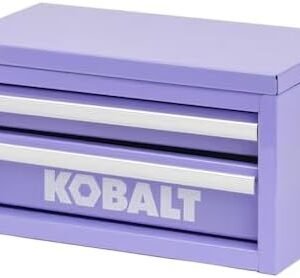 Mini 2-Drawer Purple Steel Tool Box