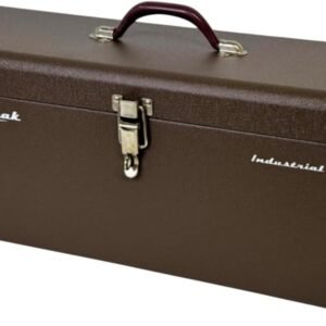 Homak 24-Inch Industrial Steel Toolbox, Brown Wrinkle Powder Coat, BW00200240