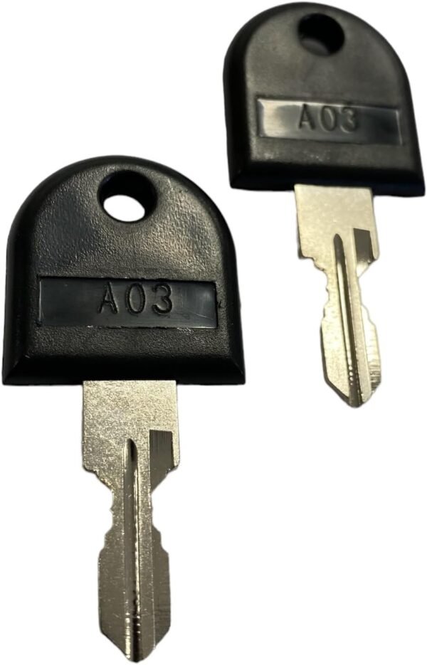 2 Keys for Yukon/Harbor Freight Toolboxes Codes A00-A23 SafeCo Brands (A17)