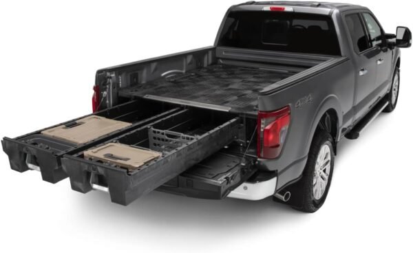 DECKED Truck Bed Storage System Includes System Accessories, Compatible with Ford F150 (2015-current) 5'6"