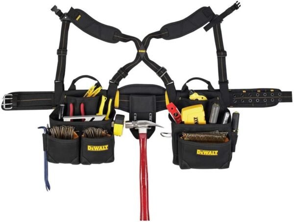 DEWALT DG5641 Framer's Combo Apron with Suspenders, 20 Pocket