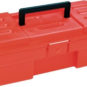 Akro-Mils 12-Inch ProBox Plastic Toolbox for Tools, Hobby or Craft Storage Toolbox, Model 09912, (12-Inch x 5-1/2-Inch x 4-Inch), Red
