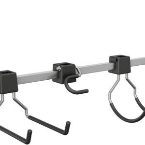 Keter Multi Hanger Modular Tool Storage Rack Organizer For Garage and Shed Ideal For Garden Tools, Mops, Brooms, Shovels, and Rakes