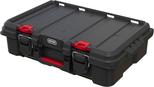 Keter Stack & Roll Heavy Duty DIY Power Tool Storage Case (253382)
