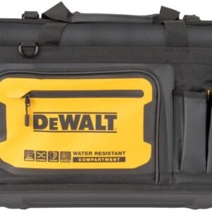DEWALT Tool Bag, Water Resistant, Hard Bottom, 20-inch, Professional Tool Tote with Organization (DWST560104)