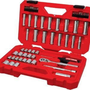 CRAFTSMAN Mechanics Tool Set, 3/8 Inch Drive, 61 Piece (CMMT45161)