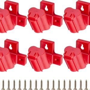 Tool Holder Mount Compatible for Milwaukee M12 12V Drill Tool Hanger Power Tool Storage 4 Packs & 6 Packs
