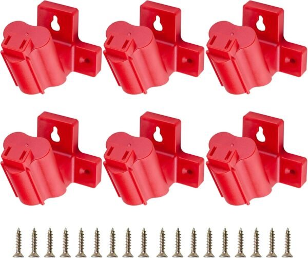 Tool Holder Mount Compatible for Milwaukee M12 12V Drill Tool Hanger Power Tool Storage 4 Packs & 6 Packs