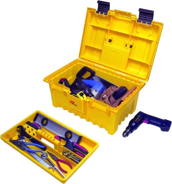 Plano Power Tool Box with Lift-Out Tray 19" Yellow