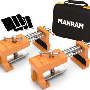 Cabinet Clamps 2 Pack - Protective Case Included - Claw Clamps for Cabinets, Cabinet Face Frame Clamps