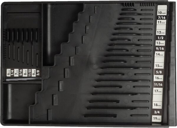 WRENCH ORGANIZER (BLACK) - Made in USA